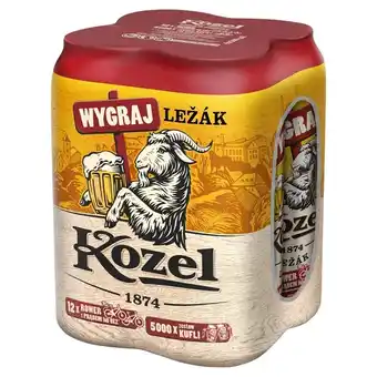 E.Leclerc Kozel ležák piwo jasne 2 l (4 x 0,5 l) oferta