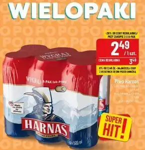 Polomarket Harnaś piwo jasne pełne 6 x 500 ml oferta