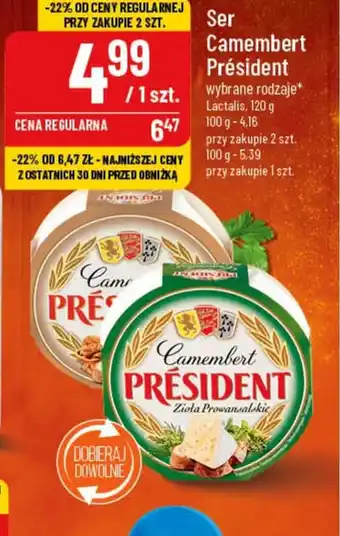 Polomarket Ser pleśniowy president oferta