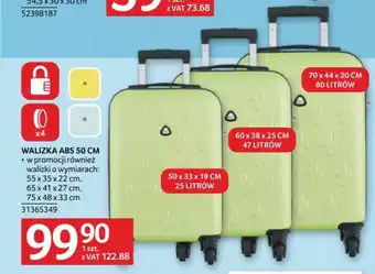 Selgros WALIZKA ABS 50 CM oferta