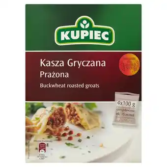 Selgros Kupiec kasza gryczana prażona 400 g (4 torebki) oferta