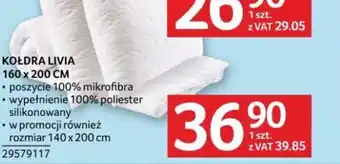 Selgros KOŁDRA LIVIA rozmiar 140 x 200 cm oferta