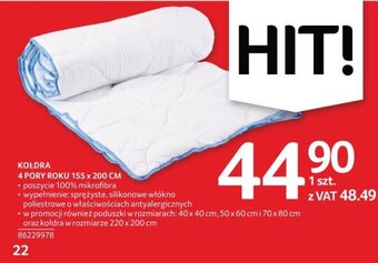 Selgros KOŁDRA 4 PORY ROKU 155 x 200 CM oferta