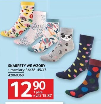 Selgros SKARPETY WE WZORY oferta