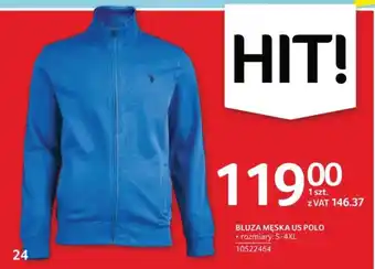 Selgros BLUZA MĘSKA US POLO • rozmiary: S-4XL oferta