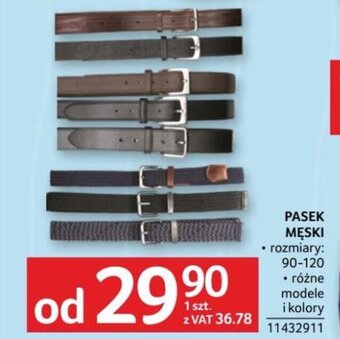 Selgros PASEK MĘSKI oferta