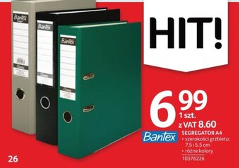 Selgros Bantex SEGREGATOR A4 oferta