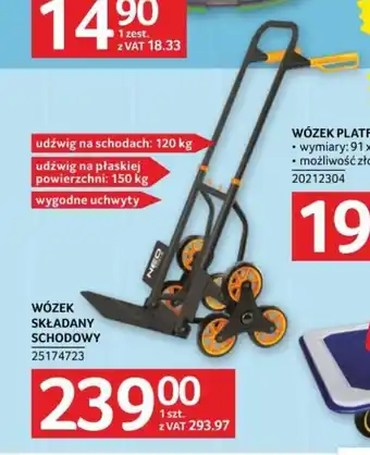 Selgros WÓZEK SKŁADANY SCHODOWY oferta