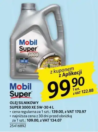 Selgros OLEJ SILNIKOWY SUPER 3000 XE 5W-30 4L oferta