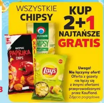 Kaufland WSZYSTKIE CHIPSY KUP 2+1 NAJTAŃSZE GRATIS oferta