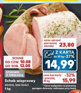 Kaufland Schab wieprzowy 1 kg oferta