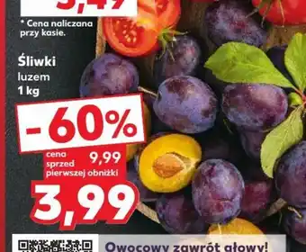 Kaufland Śliwki 1 kg oferta