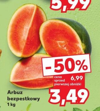 Kaufland Arbuz bezpestkowy 1 kg oferta