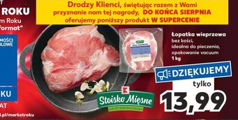 Kaufland Łopatka wieprzowa 1 kg oferta