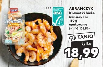 Kaufland ABRAMCZYK Krewetki białe 180 g oferta