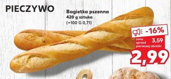 Kaufland Bagietka pszenna 420 g sztuka oferta
