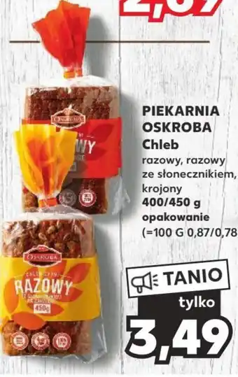 Kaufland PIEKARNIA OSKROBA Chleb 400/450 g oferta