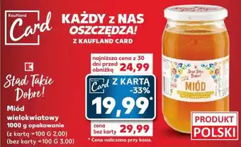 Kaufland Miód wielokwiatowy 1000 g opakowanie oferta
