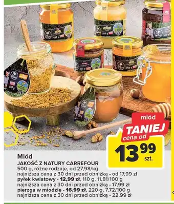 Carrefour Market Miód rzepakowy oferta