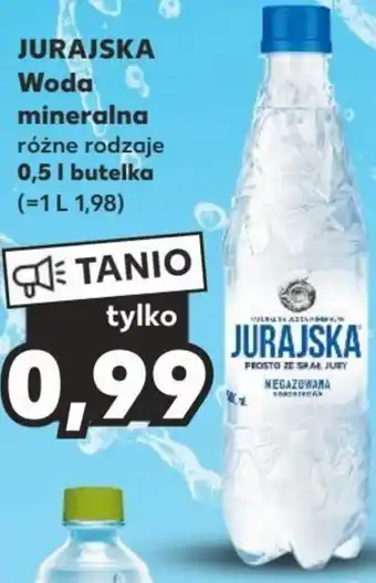 Kaufland JURAJSKA Woda mineralna 0,5l butelka oferta