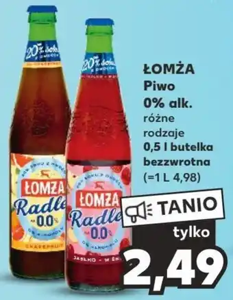 Kaufland ŁOMŻA Piwo 0% alk. 0,5l oferta