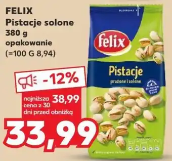 Kaufland FELIX Pistacje solone 380g oferta