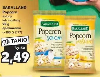 Kaufland BAKALLAND Popcorn 90 g opakowanie oferta