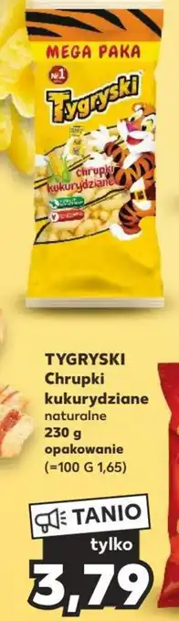 Kaufland TYGRYSKI Chrupki kukurydziane 230 g opakowanie oferta
