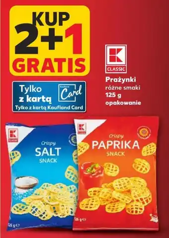 Prażynki 125 g opakowanie