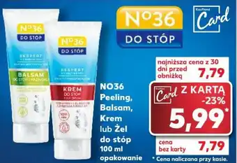 Kaufland NO36 Peeling, Balsam, Krem lub Żel do stóp 100 ml opakowanie oferta