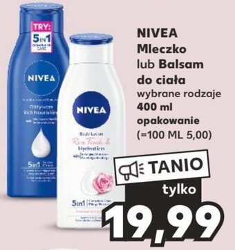 Kaufland NIVEA Mleczko lub Balsam do ciała 400 ml oferta