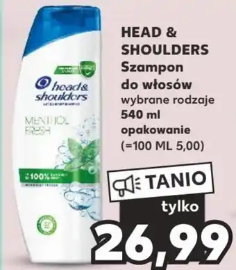 Kaufland HEAD & SHOULDERS Szampon do włosów 540ml oferta