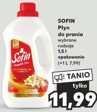 Kaufland SOFIN Płyn do prania 1,5l opakowanie oferta