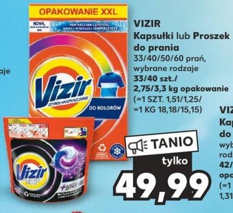 Kaufland Vizir Kapsułki lub Proszek do prania oferta
