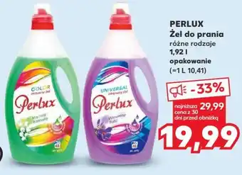 Kaufland PERLUX Żel do prania 1,92l opakowanie oferta