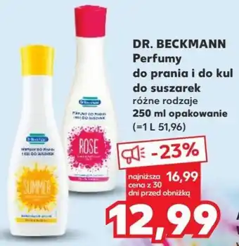 Kaufland DR. BECKMANN Perfumy do prania i do kul do suszarek 250 ml opakowanie oferta