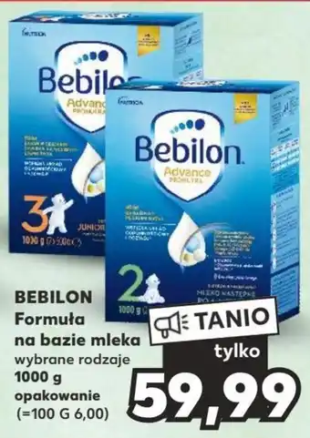 Kaufland BEBILON Formuła na bazie mleka 1000 g opakowanie oferta