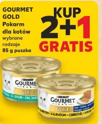 Kaufland GOURMET GOLD Pokarm dla kotów 85 g puszka oferta