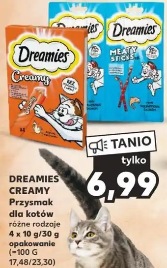DREAMIES CREAMY Przysmak dla kotów 4 x 10 g/30 g opakowanie