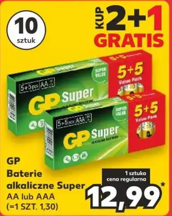 Kaufland GP Baterie alkaliczne Super AA lub AAA oferta