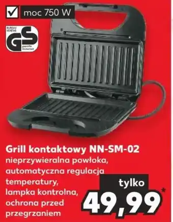 Kaufland Grill kontaktowy NN-SM-02 moc 750 W oferta