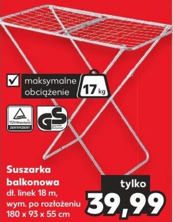 Kaufland Suszarka balkonowa oferta