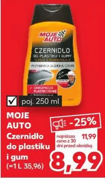 Kaufland MOJE AUTO Czernidło do plastiku oferta