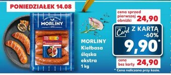 Kaufland MORLINY Kiełbasa śląska ekstra 1 kg oferta