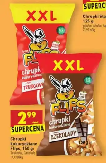 Biedronka Chrupki kukurydziane Flips 150g oferta