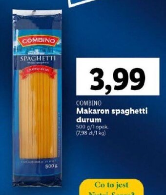 Lidl Makaron spaghetti durum 500 g oferta