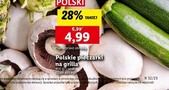 Lidl Polskie pieczarki na grilla 400 g oferta