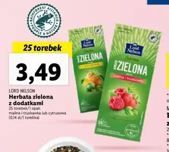Lidl Herbata zielona z dodatkami 25 torebek oferta