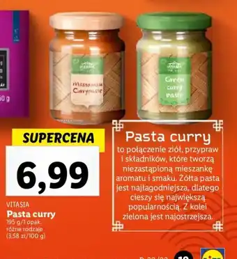 Lidl Pasta curry 195 g oferta