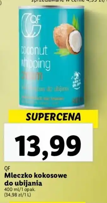 Lidl Mleczko kokosowe do ubijania 400 ml oferta
